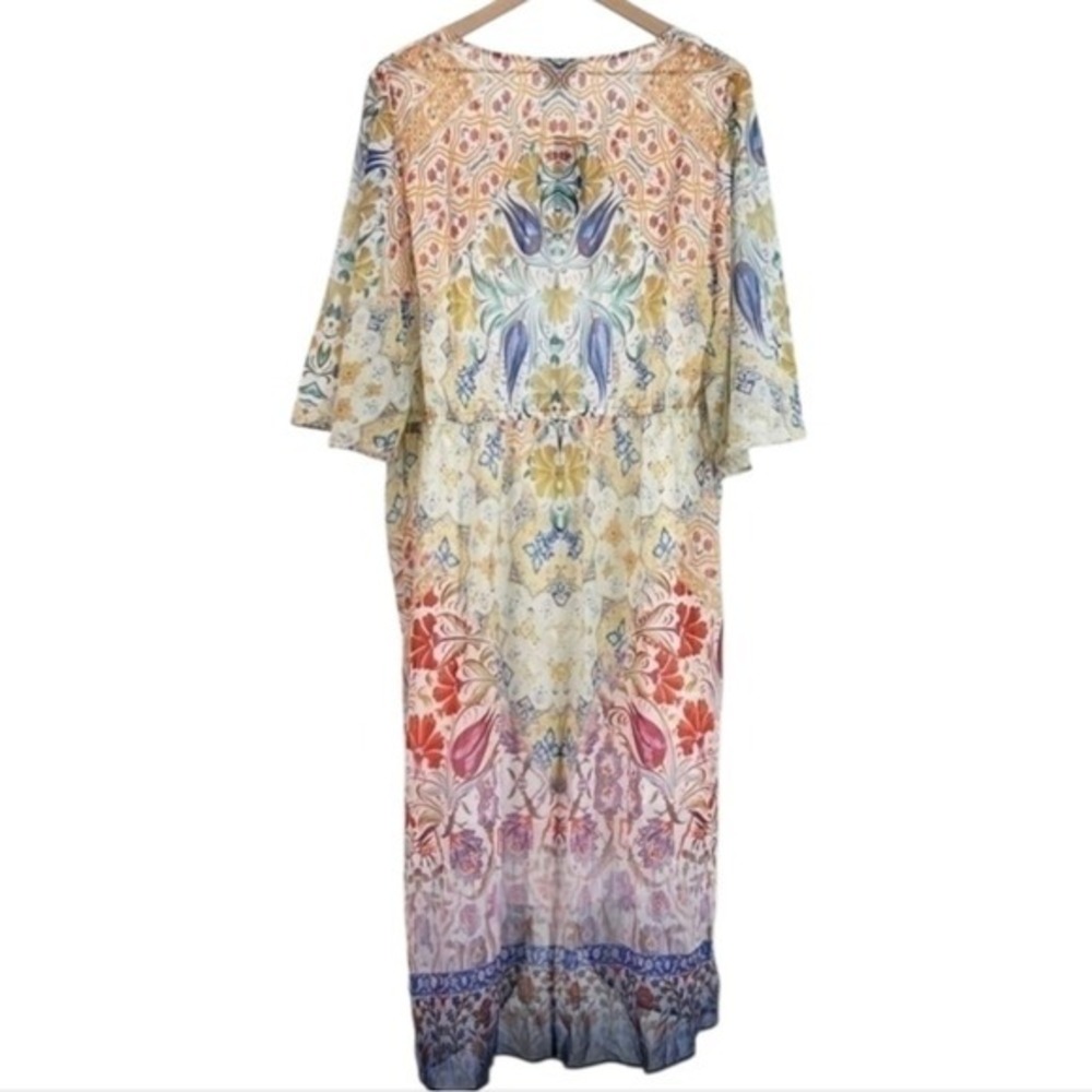City Chic Mirrored Zambia Multicolor Women's Convertible Dress Plus Size 16 New‎ - Picture 6 of 8
